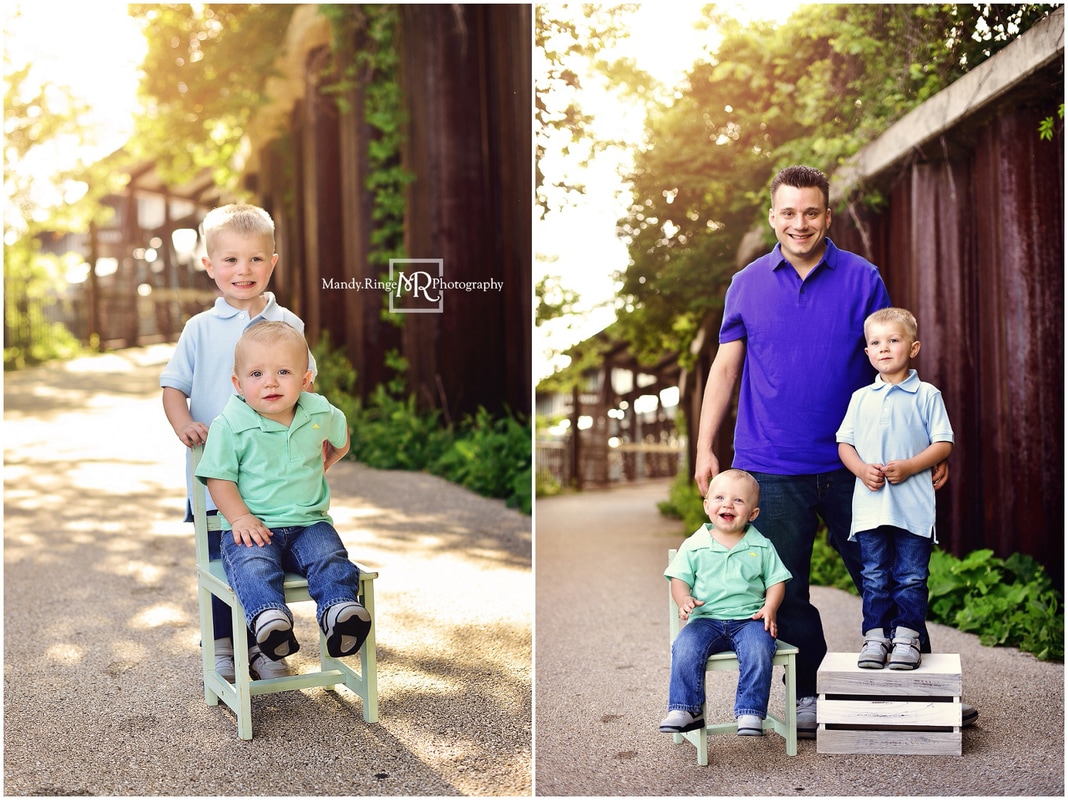 Family portraits // outdoors, rusted wall // Pottawatomie Park - St. Charles, IL // by Mandy Ringe Photography
