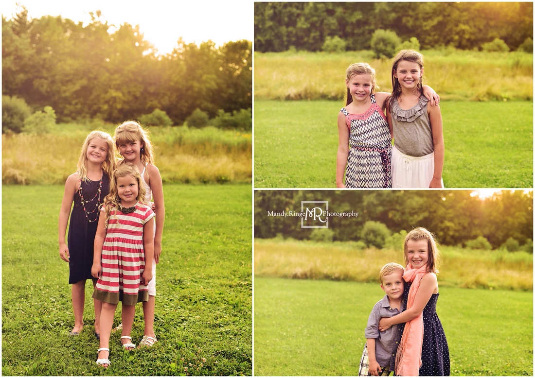 Summer extended family portraits // prairie, outdoors // Leroy Oakes - St. Charles, IL // by Mandy Ringe Photography