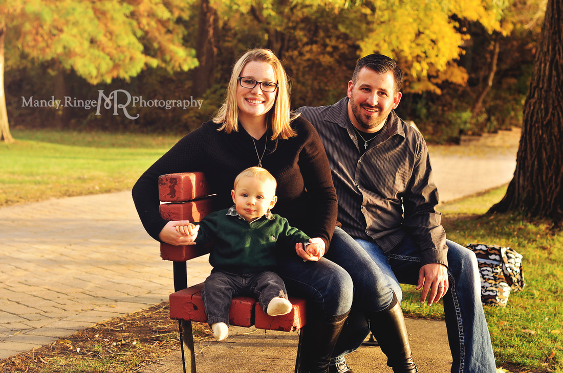 Fall family portraits // fall, autumn, leaves, fall foliage // Pottawatomie Park - St. Charles, IL // by Mandy Ringe Photography