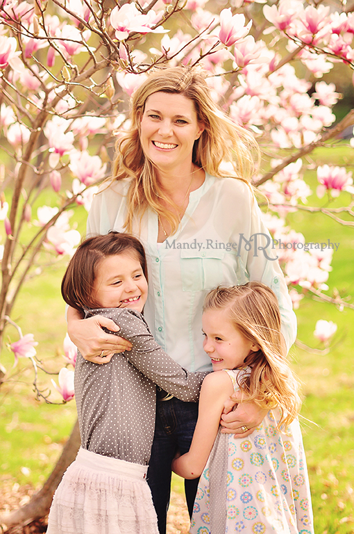 Spring blossom mini sessions // Magnolia trees // Mount St. Mary's Park - St. Charles, IL // by Mandy Ringe Photography