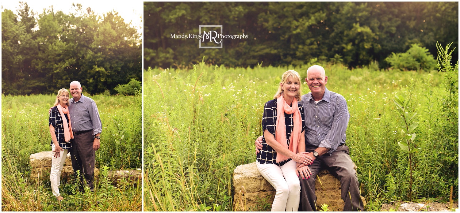Summer extended family portraits // prairie, rocks, outdoors // Leroy Oakes - St. Charles, IL // by Mandy Ringe Photography