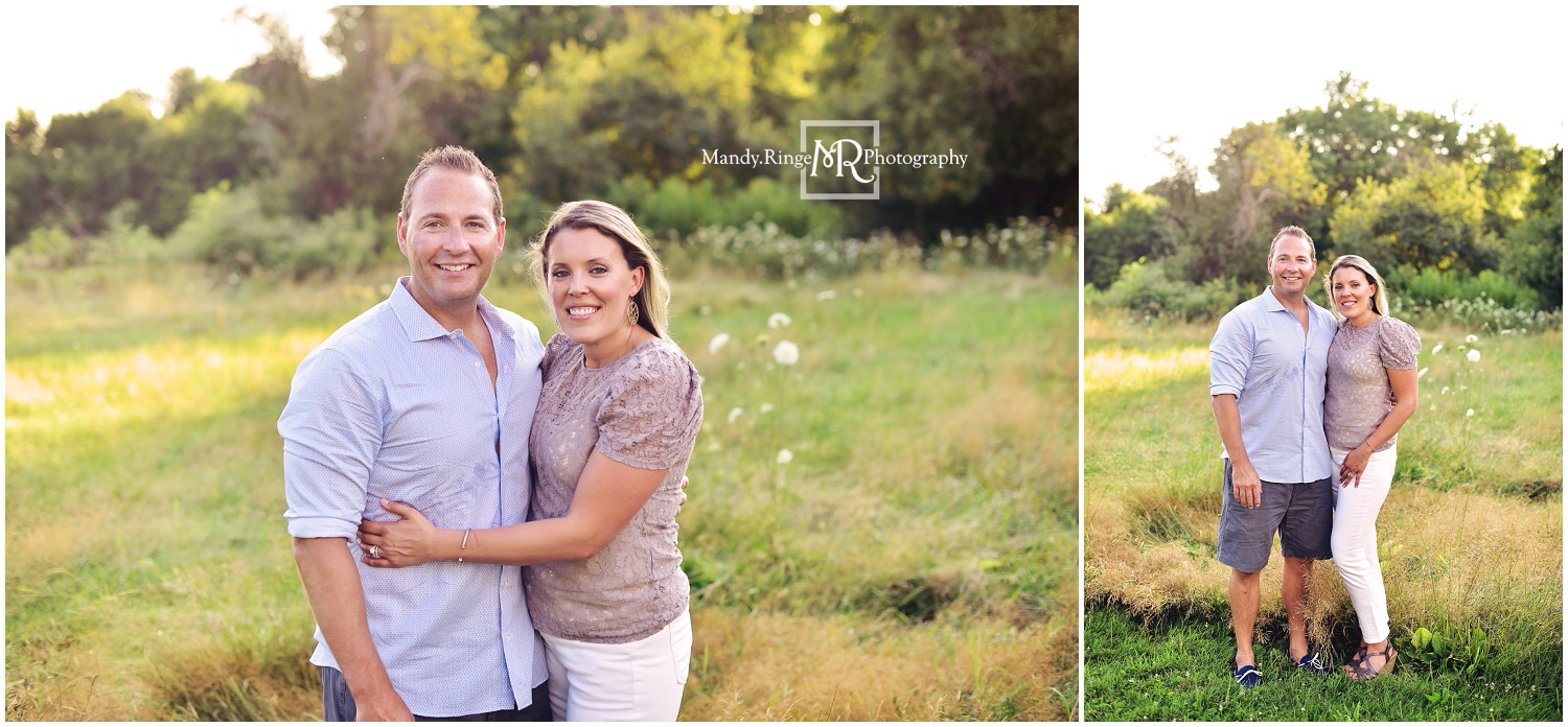 Summer family portraits // siblings, family of four, outdoors // Leroy Oakes - St. Charles, IL // by Mandy Ringe Photography