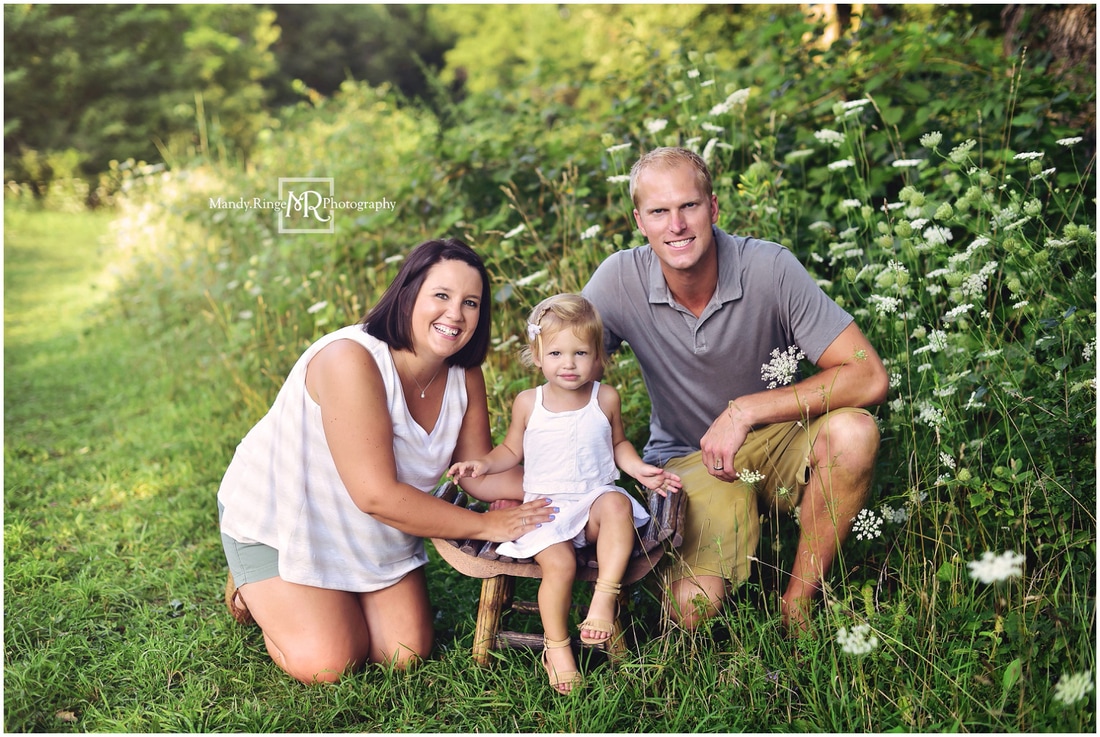 Summer family portraits // creek, rocks, outdoors // Leroy Oakes - St. Charles, IL // by Mandy Ringe Photography