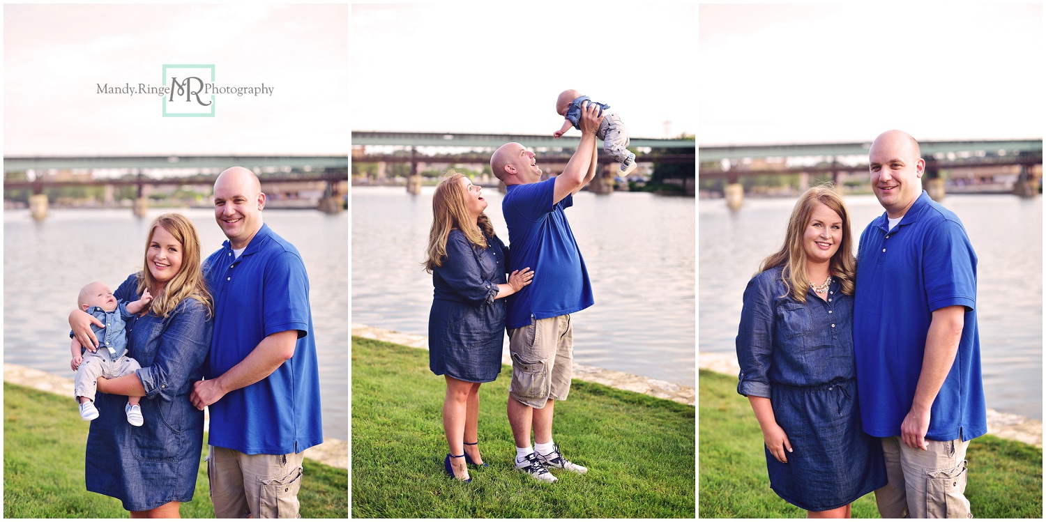 Summer extended family portraits // Pottawatomie Park - St. Charles, IL // by Mandy Ringe Photography