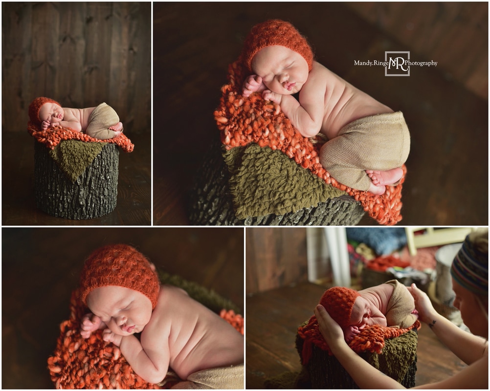 Newborn boy portraits // St. Charles, IL // by Mandy Ringe Photography