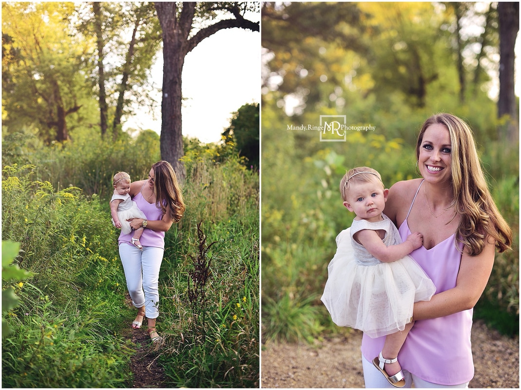 Summer family portraits // outdoors, praire, forest, creek // Leroy Oakes Forest Preserve - St. Charles, IL // by Mandy Ringe Photography