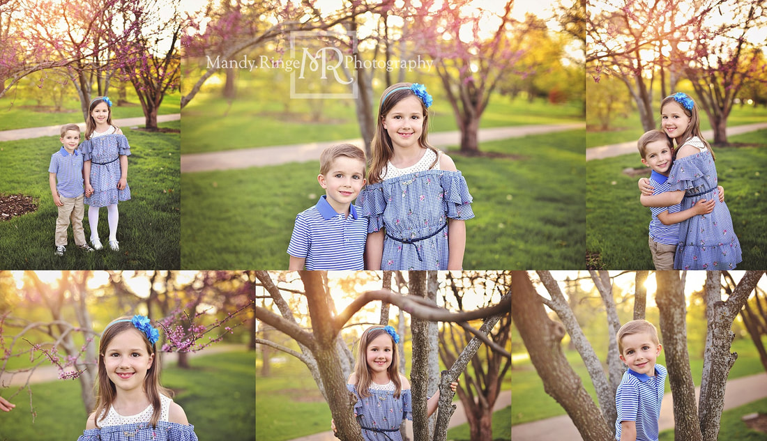 Spring family portraits // by Mandy Ringe Photography // Mount Saint Mary Park // St. Charles, IL Photographer