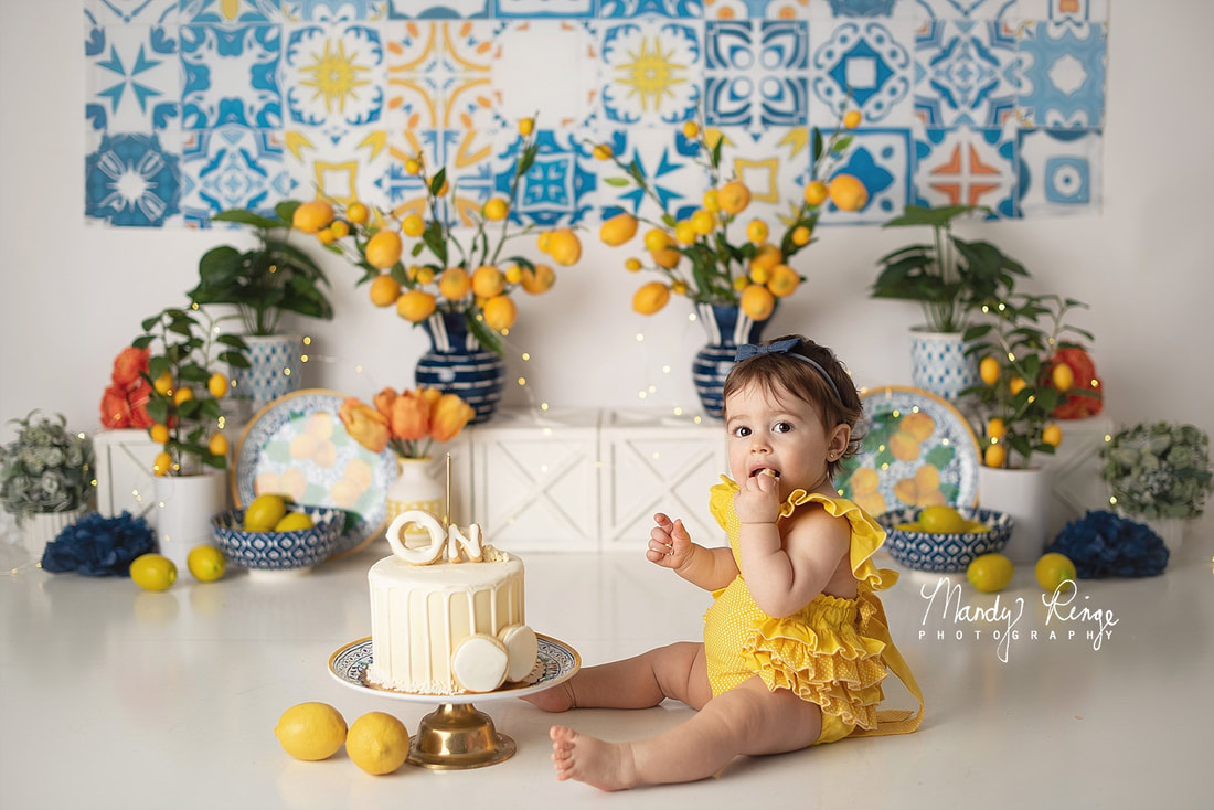 Mandy Ringe Photography // St Charles, IL Photographer // First Birthday Portraits, Cake Smash