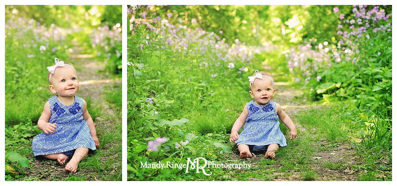 Sisters - Sibling portraits // Outdoor spring photos // Fabyan Forest Preserve - Geneva, IL // by Mandy Ringe Photography