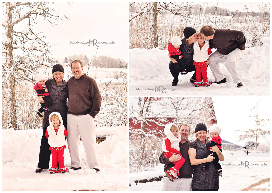 Woodland Winter styled mini session // outdoors, snow, winter // Peck Farm - Geneva, IL // by Mandy Ringe Photography
