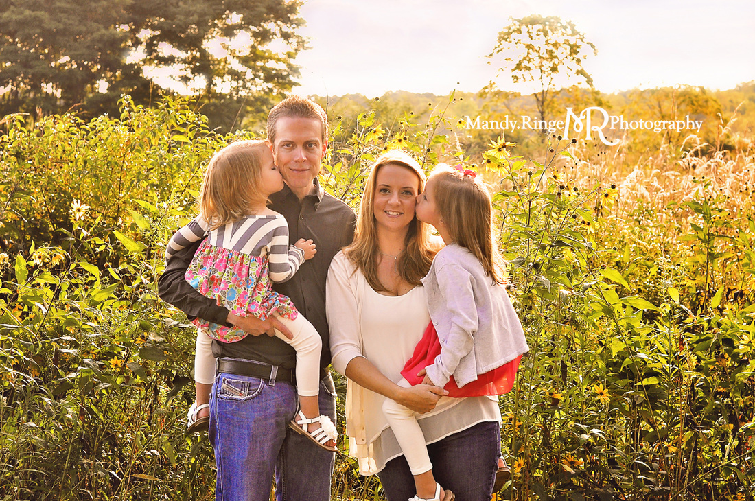 Family portraits // prairie, backlighting // Leroy Oakes Forest Preserve - St. Charles, IL // by Mandy Ringe Photography