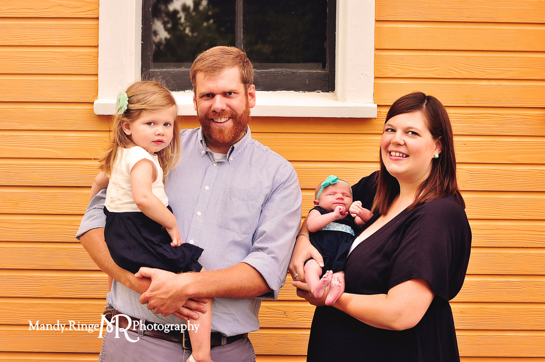 Family portraits // Yellow Barn // St. James Farm - Winfield, IL // by Mandy Ringe Photography