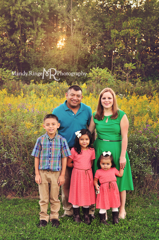 Summer family portraits // outdoors, prairie, golden hour // Leroy Oakes Forest Preserve - St. Charles, IL // by Mandy Ringe Photography