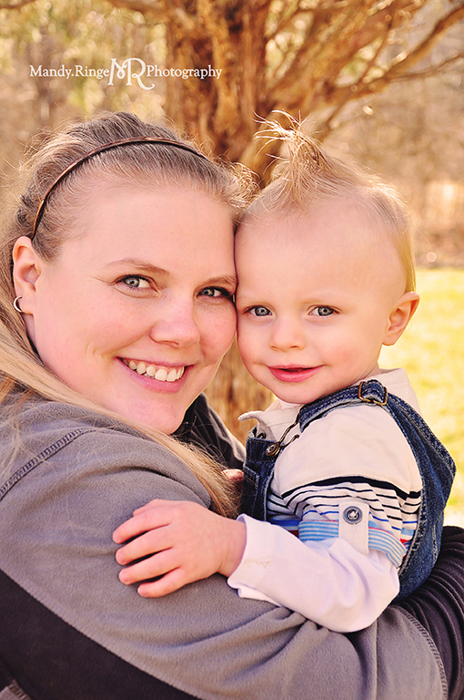 Cousins photo shoot // Mommy and me portrait, mother and son // Camden, OH // by Mandy Ringe Photography