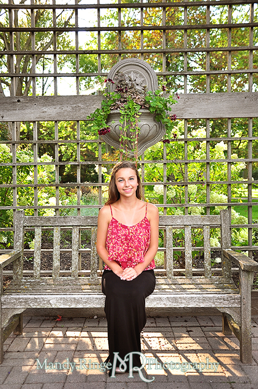 Teen girl photography // Cantigny Park // Wheaton, IL // by Mandy Ringe Photography 