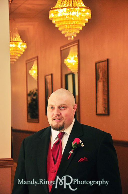 Groomsman // Wedding Photography // Lincoln Inn Banquets - Batavia, IL // by Mandy Ringe Photography 