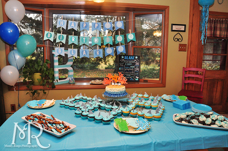 Under the Sea themed birthday party // Boy's first birthday // by Mandy Ringe Photography