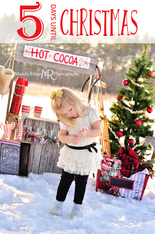 Hot Cocoa Stand Mini Session // 12 Days of Christmas, Christmas Countdown // Leroy Oakes - St. Charles, IL // by Mandy Ringe Photography