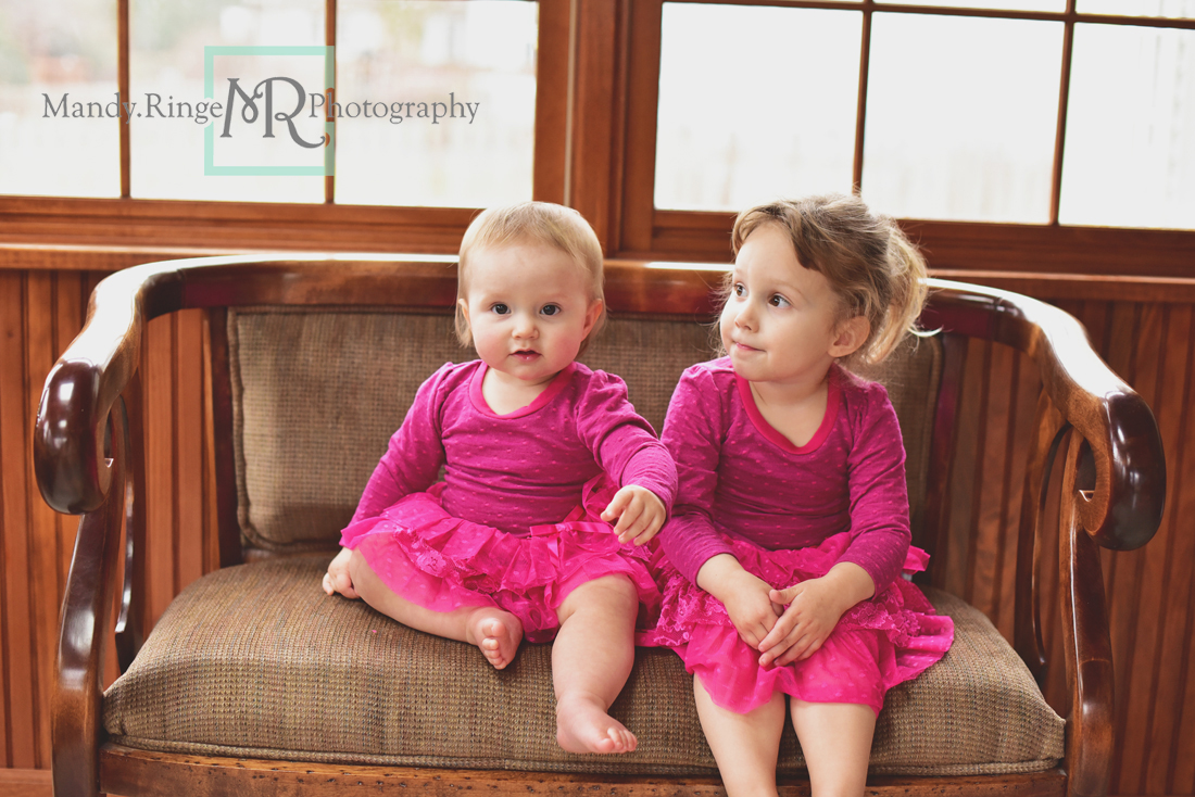 Lifestyle sibling portraits // Client's home // St Charles, IL // Mandy Ringe Photography